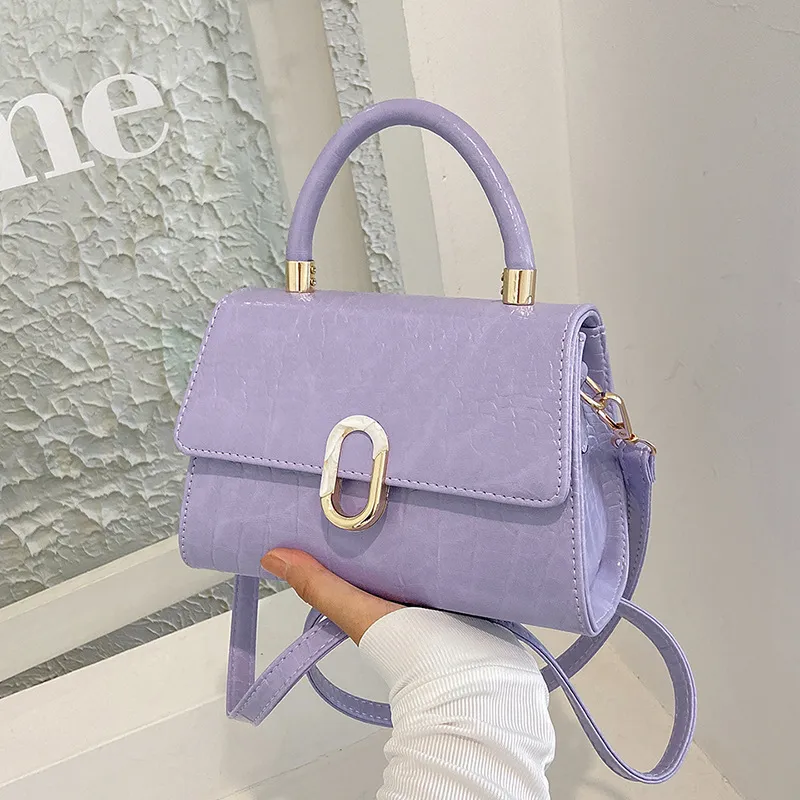 Women's Crocodile Pattern Small Square Crossbody Handbag 2025 - Versatile Fashionable Shoulder Bag for Ladies, Elegant Handheld Purse showcase 19