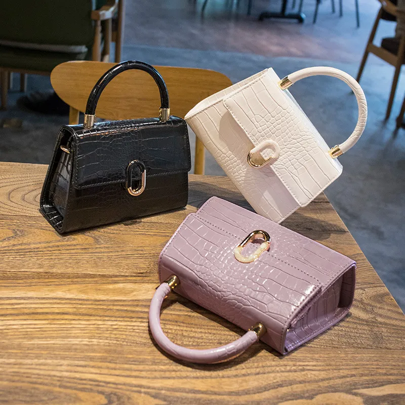 Women's Crocodile Pattern Small Square Crossbody Handbag 2025 - Versatile Fashionable Shoulder Bag for Ladies, Elegant Handheld Purse showcase 5