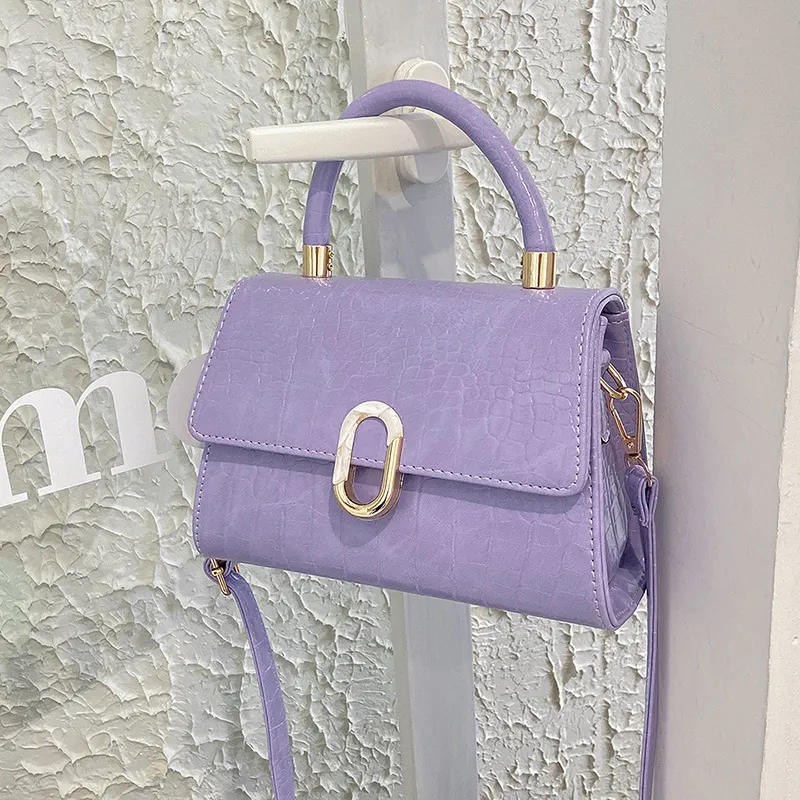 Women's Crocodile Pattern Small Square Crossbody Handbag 2025 - Versatile Fashionable Shoulder Bag for Ladies, Elegant Handheld Purse showcase 17