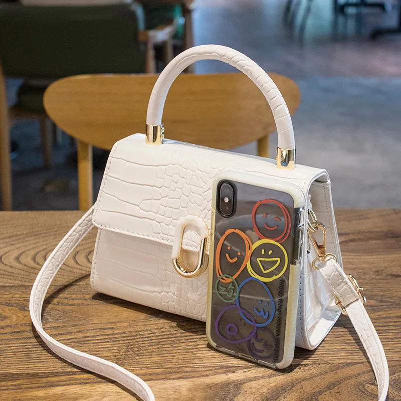 Women's Crocodile Pattern Small Square Crossbody Handbag 2025 - Versatile Fashionable Shoulder Bag for Ladies, Elegant Handheld Purse showcase 9