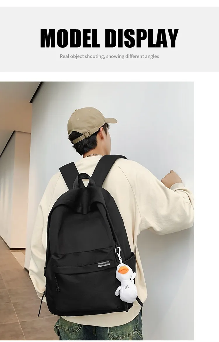 Large Capacity Waterproof Backpack for Men & Women - Japanese Style School Bag for Students, College, Travel, and Laptop showcase 8