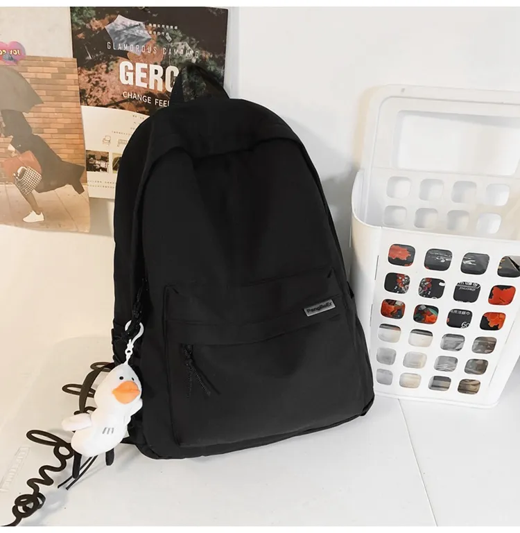 Large Capacity Waterproof Backpack for Men & Women - Japanese Style School Bag for Students, College, Travel, and Laptop - Image 7