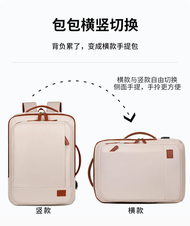 Large Capacity Expandable Business Laptop Backpack - Multi-Compartment, Multi-Functional, Portable Casual Travel Bag for Men & Women showcase 8