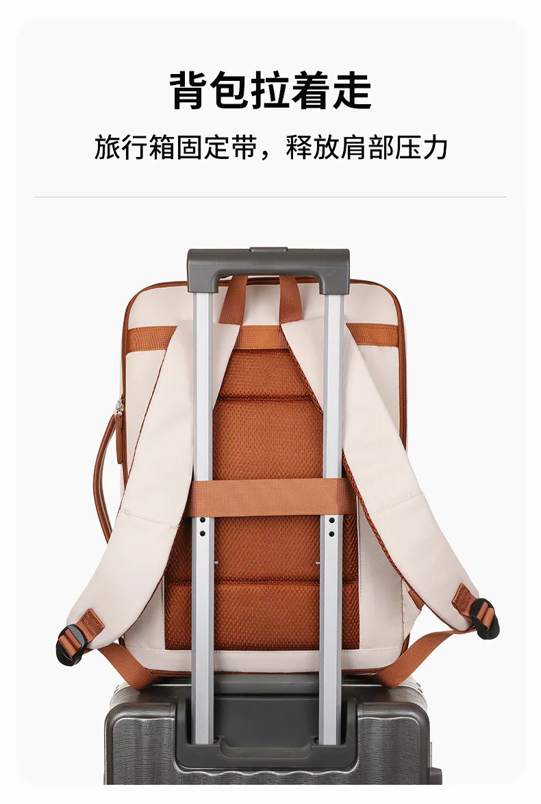 Large Capacity Expandable Business Laptop Backpack - Multi-Compartment, Multi-Functional, Portable Casual Travel Bag for Men & Women showcase 18