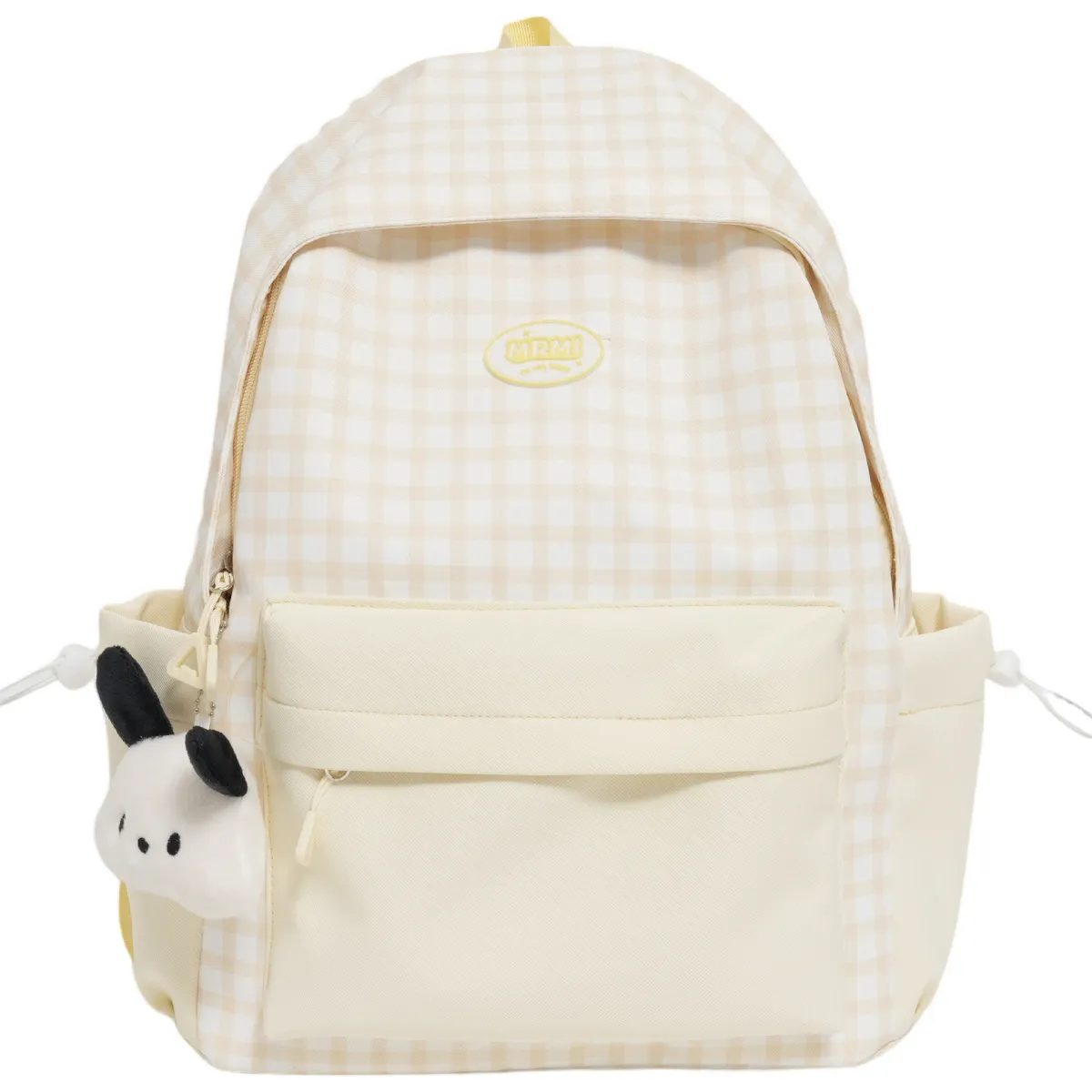Casual Backpack Large Capacity Plaid Color Block Student School Bag Lightweight and Portable for Men and Women thumbnail 7