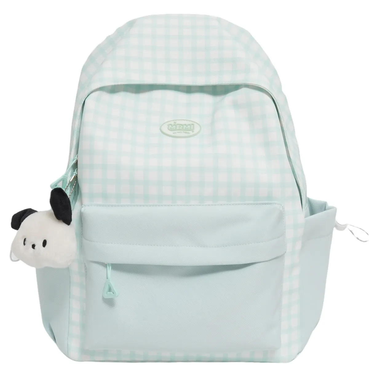Casual Backpack Large Capacity Plaid Color Block Student School Bag Lightweight and Portable for Men and Women thumbnail 10