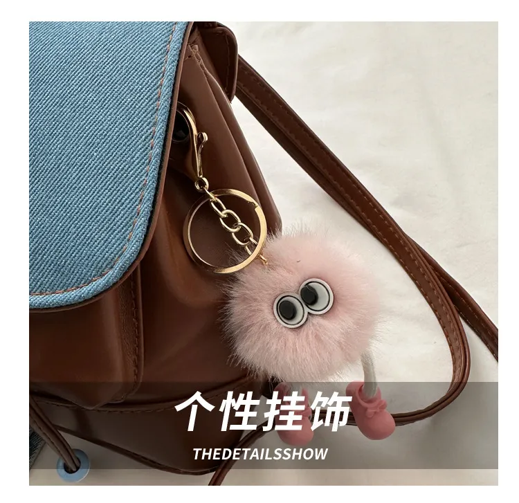 2023 Retro Fashion Solid Color Backpack for Women - Casual Trendy Small Travel Bag, Simple Western Style showcase 6