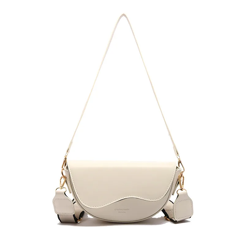 Women's Fashion Trendy Shoulder Bag - 2023 Winter Niche Casual Crossbody Saddle Bag for Ladies thumbnail 5