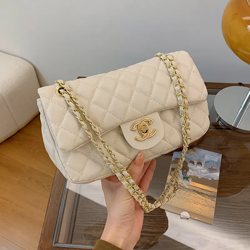 2023 New Fashion Women's Rhombus Shoulder Bag - Elegant Small Square Messenger Bag, Chanel Style Handbag for Versatile Use - Image 1