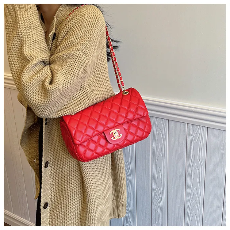 2023 New Fashion Women's Rhombus Shoulder Bag - Elegant Small Square Messenger Bag, Chanel Style Handbag for Versatile Use showcase 12