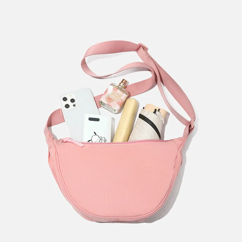 U Family Trendy Nylon Crossbody Bag for Women - Lightweight Small Shoulder Bag, Versatile Dumpling Style for Summer Travel and Daily Use thumbnail 10