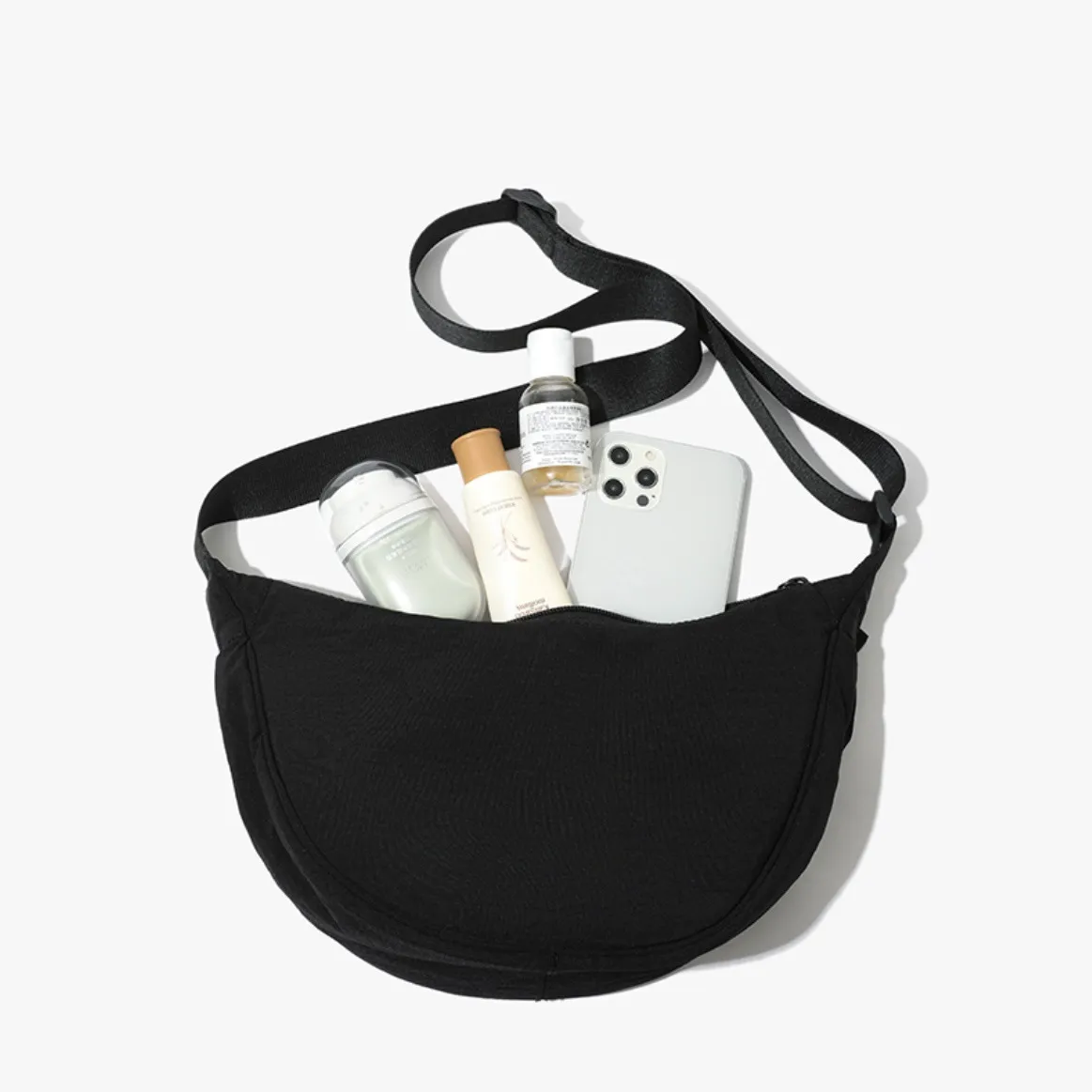 U Family Trendy Nylon Crossbody Bag for Women - Lightweight Small Shoulder Bag, Versatile Dumpling Style for Summer Travel and Daily Use thumbnail 9