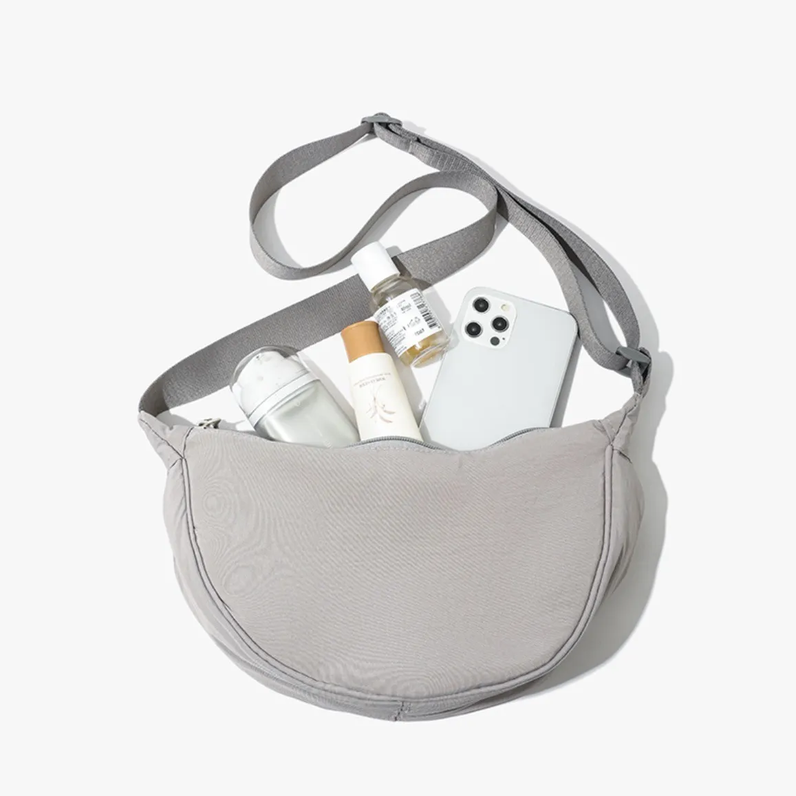 U Family Trendy Nylon Crossbody Bag for Women - Lightweight Small Shoulder Bag, Versatile Dumpling Style for Summer Travel and Daily Use thumbnail 8