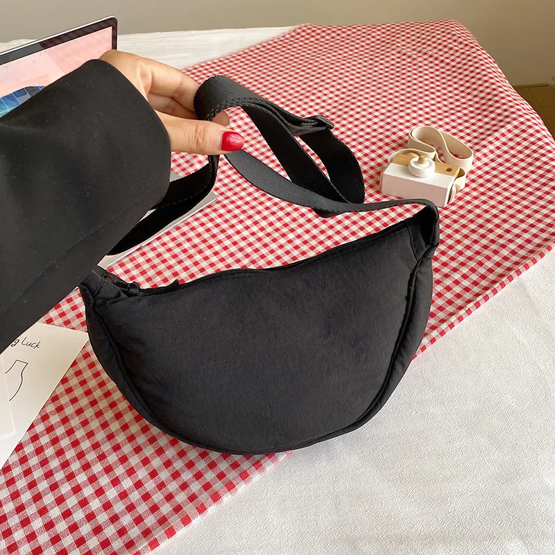 U Family Trendy Nylon Crossbody Bag for Women - Lightweight Small Shoulder Bag, Versatile Dumpling Style for Summer Travel and Daily Use showcase 19