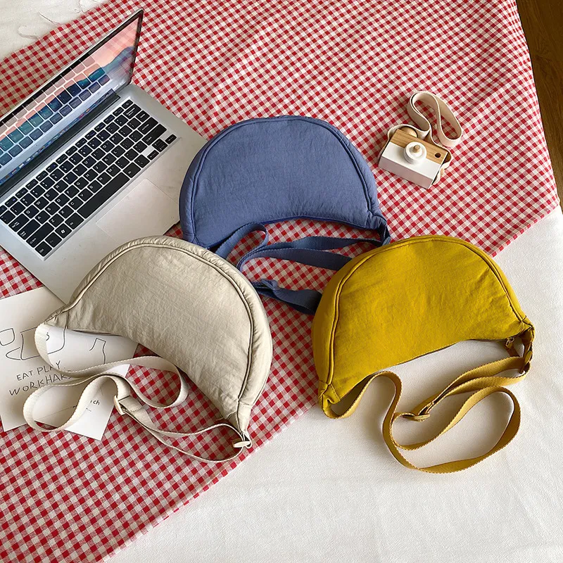 U Family Trendy Nylon Crossbody Bag for Women - Lightweight Small Shoulder Bag, Versatile Dumpling Style for Summer Travel and Daily Use showcase 20
