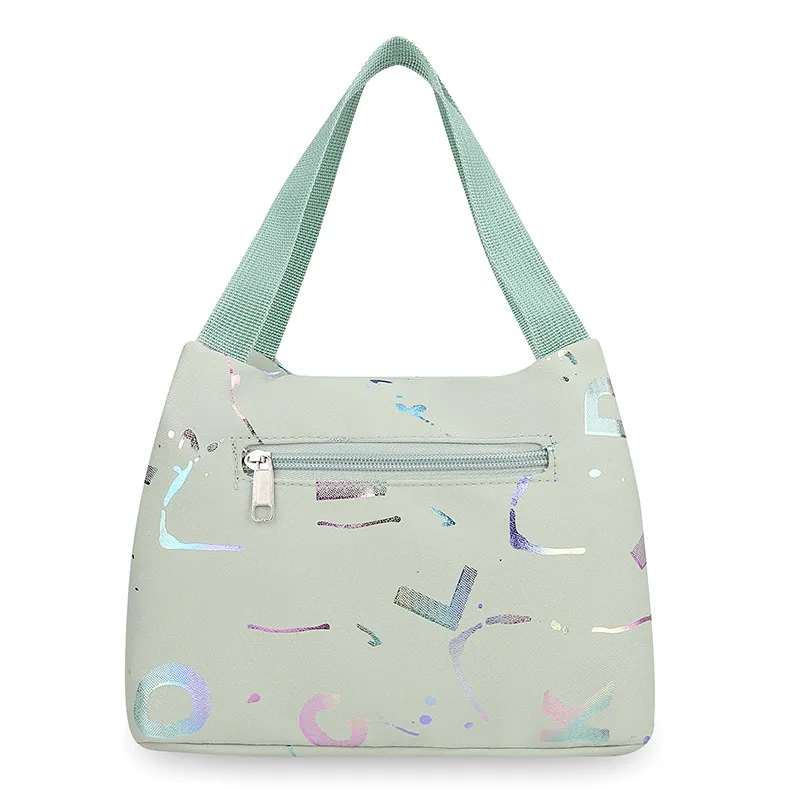 Fashionable Printed Women's Handbag - Large Capacity Work Commute Tote Bag, Portable Mommy Bag for Daily Outings thumbnail 10