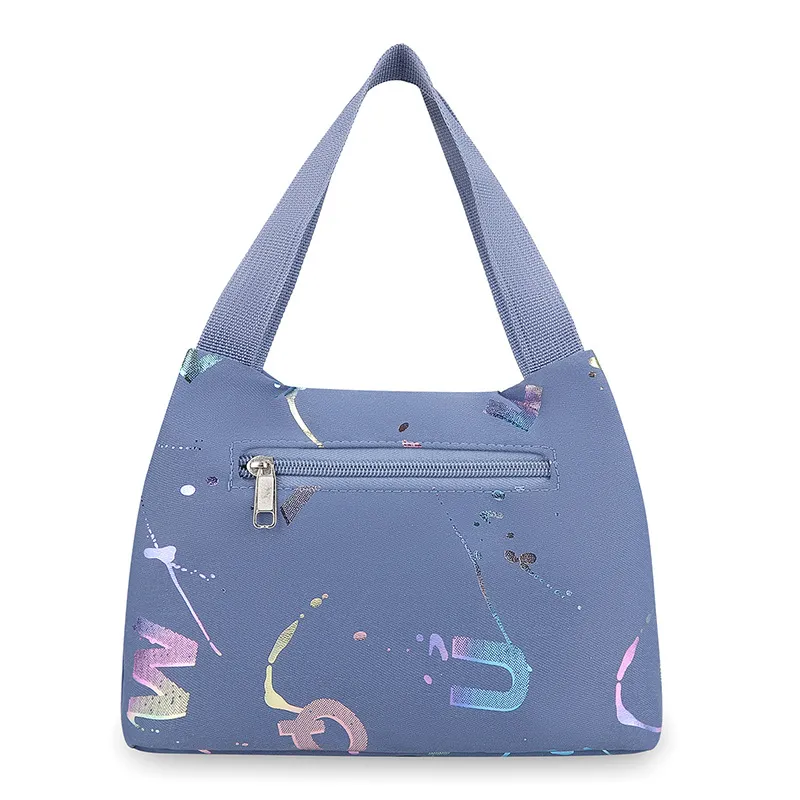 Fashionable Printed Women's Handbag - Large Capacity Work Commute Tote Bag, Portable Mommy Bag for Daily Outings thumbnail 8