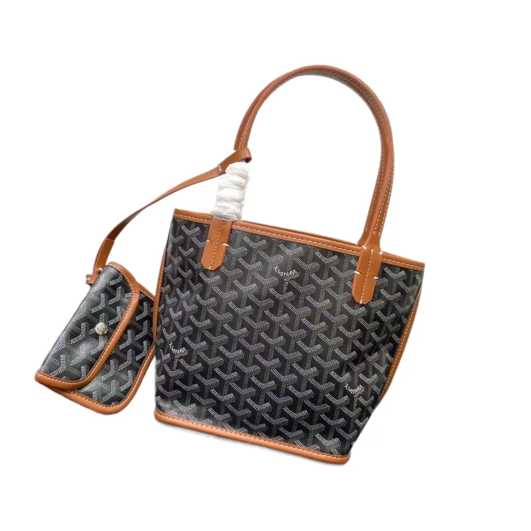 Designer Inspired Mini Basket Bag with Dog Tooth Print, Large Capacity Tote Shoulder Bag, Versatile Handheld & Underarm Style for Women thumbnail 5