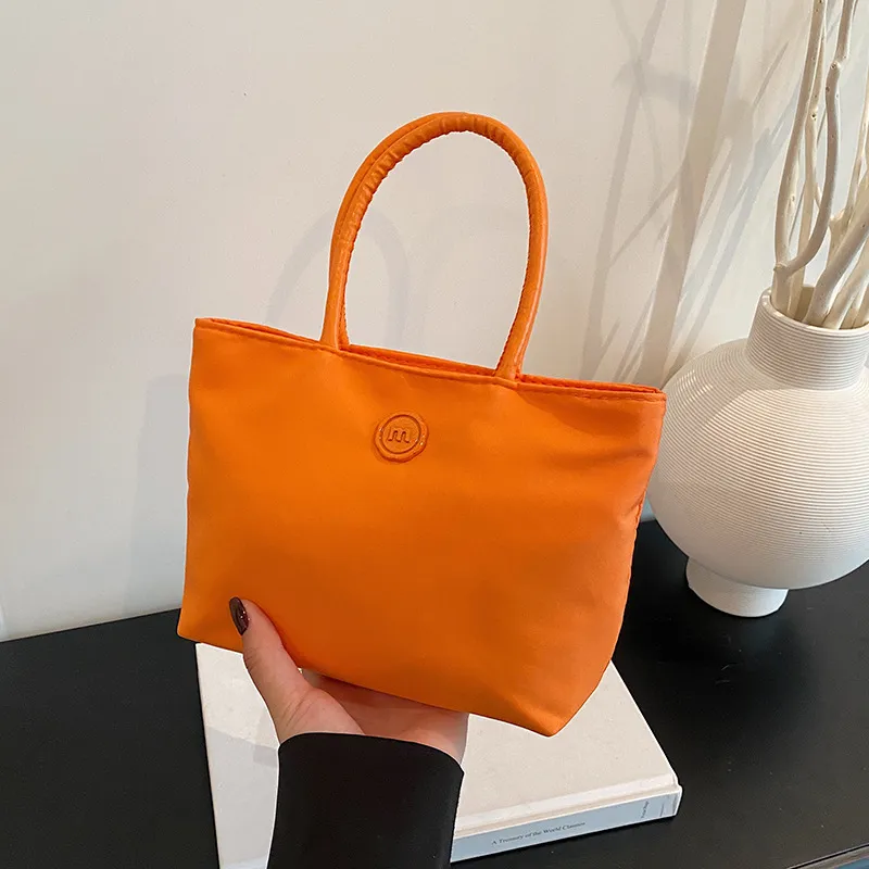 2025 Korean Style Dopamine Versatile Mini Handbag for Women, Nylon Commuter Tote Bag, Chic and Practical for Daily Use - Image 9