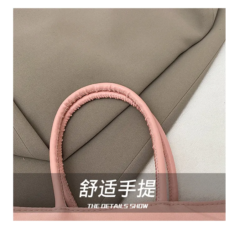 2025 Korean Style Dopamine Versatile Mini Handbag for Women, Nylon Commuter Tote Bag, Chic and Practical for Daily Use showcase 7