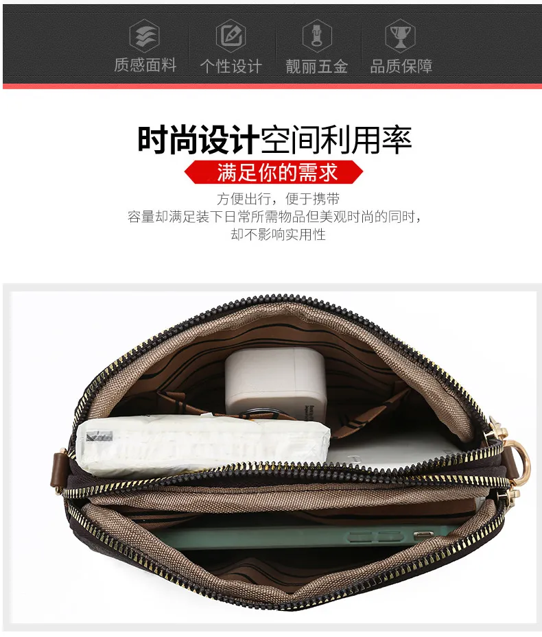 New 2025 Women's Small Shoulder Bag Versatile Coin Purse Phone Holder Clutch Crossbody Bag for Mothers showcase 8
