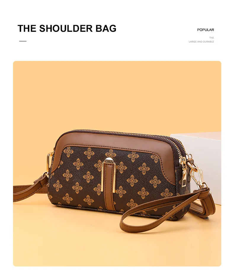 New 2025 Women's Small Shoulder Bag Versatile Coin Purse Phone Holder Clutch Crossbody Bag for Mothers showcase 9