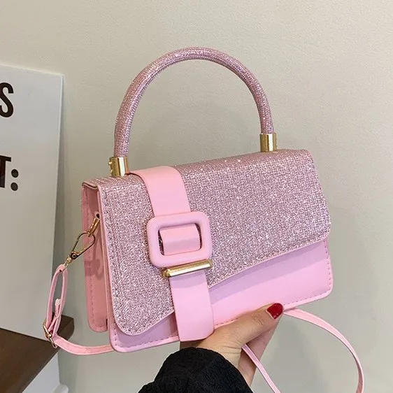 Women's Fashion Small Square Handbag - Versatile Shoulder & Crossbody Bag for Summer 2025, Trendy Designer Style, Perfect for Daily Use thumbnail 3