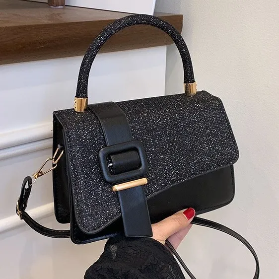 Women's Fashion Small Square Handbag - Versatile Shoulder & Crossbody Bag for Summer 2025, Trendy Designer Style, Perfect for Daily Use thumbnail 4