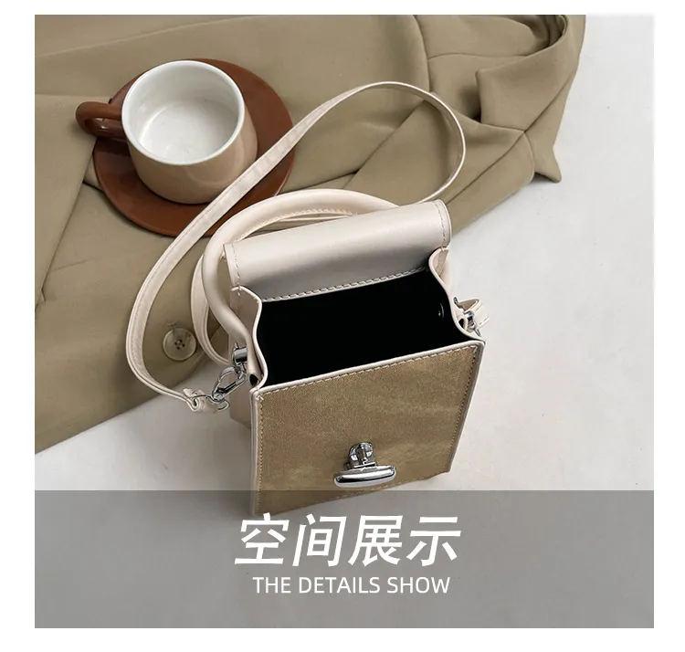 2024 Summer Fashion Women's Retro Small Square Crossbody Bag - Personalized Casual Mobile Phone Pouch for Daily Use showcase 8