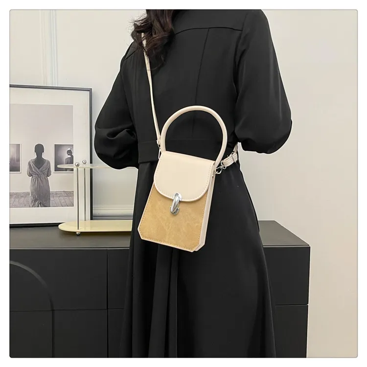 2024 Summer Fashion Women's Retro Small Square Crossbody Bag - Personalized Casual Mobile Phone Pouch for Daily Use showcase 10