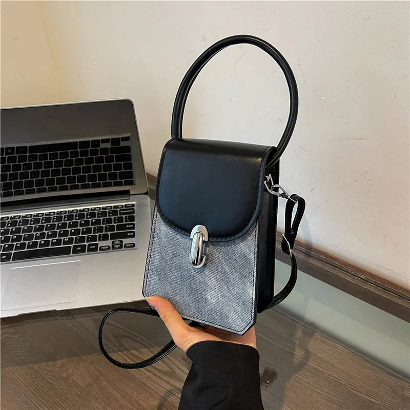 2024 Summer Fashion Women's Retro Small Square Crossbody Bag - Personalized Casual Mobile Phone Pouch for Daily Use thumbnail 1