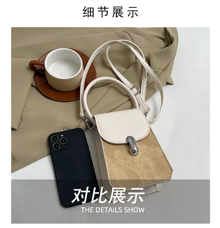 2024 Summer Fashion Women's Retro Small Square Crossbody Bag - Personalized Casual Mobile Phone Pouch for Daily Use showcase 3