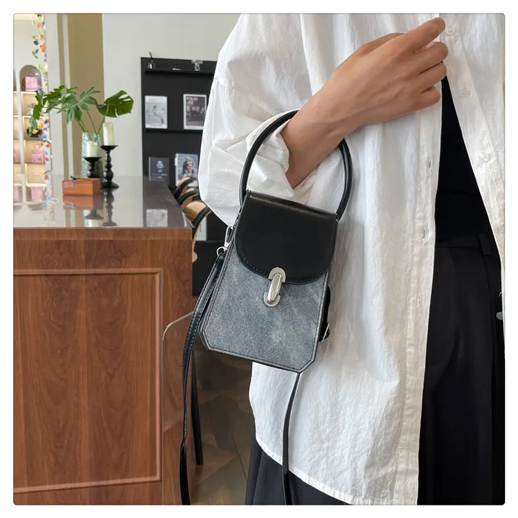 2024 Summer Fashion Women's Retro Small Square Crossbody Bag - Personalized Casual Mobile Phone Pouch for Daily Use showcase 13