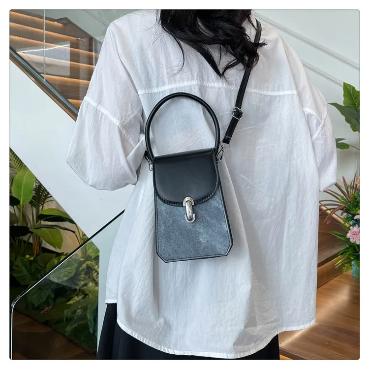 2024 Summer Fashion Women's Retro Small Square Crossbody Bag - Personalized Casual Mobile Phone Pouch for Daily Use showcase 15