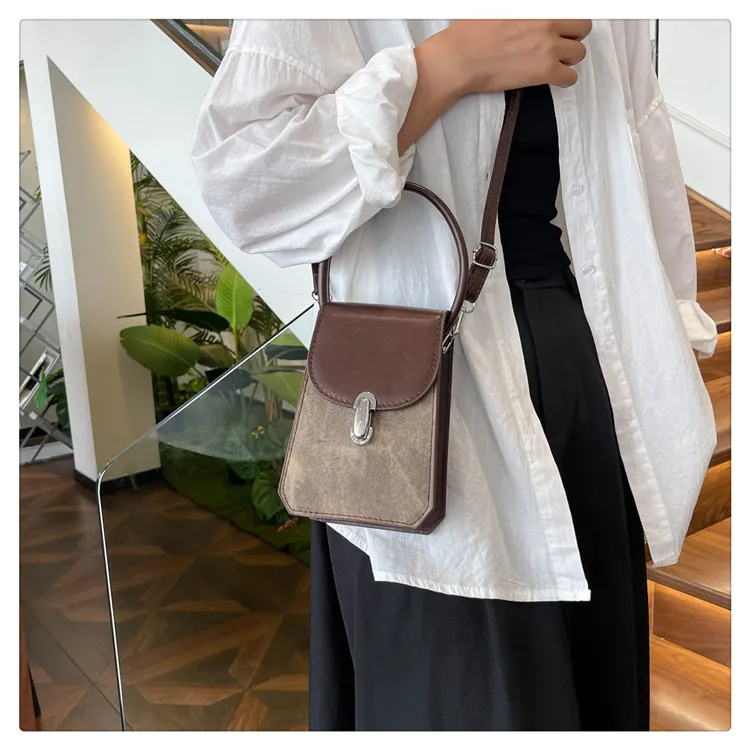 2024 Summer Fashion Women's Retro Small Square Crossbody Bag - Personalized Casual Mobile Phone Pouch for Daily Use showcase 16
