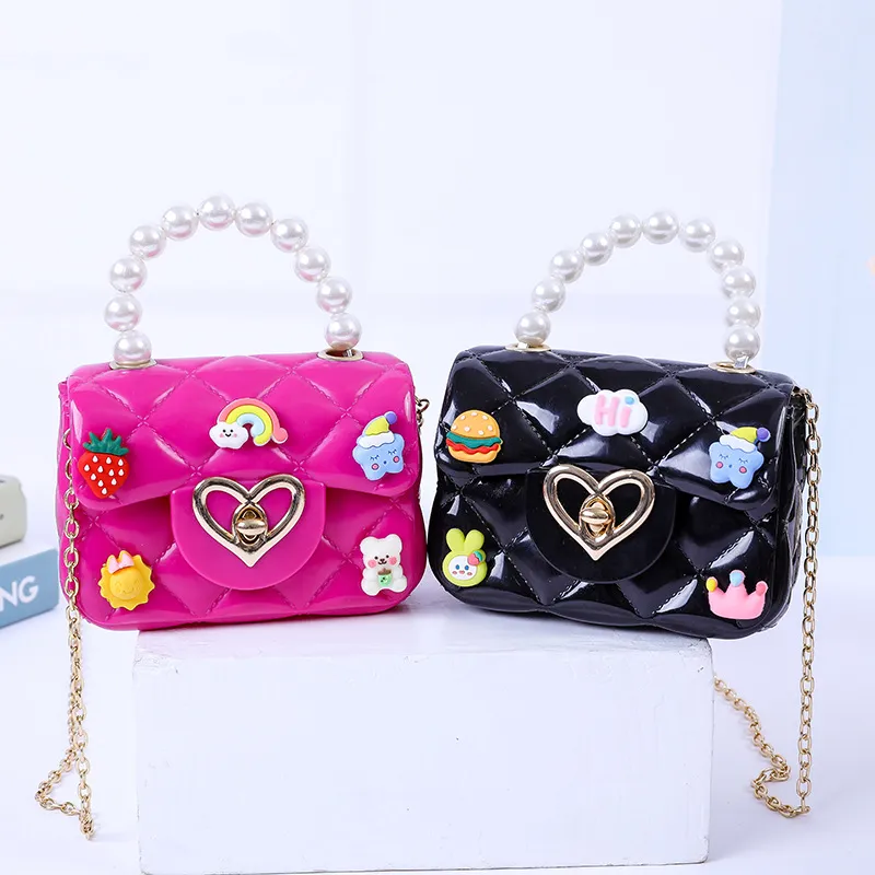 2024 New Handmade Pearl Jelly Handbag - Mini Crossbody Shoulder Bag for Women, Stylish Evening Clutch thumbnail 4