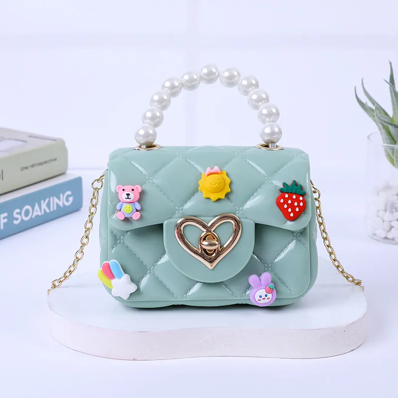 2024 New Handmade Pearl Jelly Handbag - Mini Crossbody Shoulder Bag for Women, Stylish Evening Clutch thumbnail 9