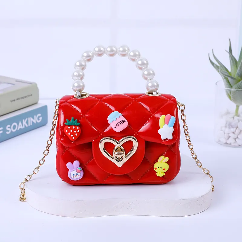 2024 New Handmade Pearl Jelly Handbag - Mini Crossbody Shoulder Bag for Women, Stylish Evening Clutch thumbnail 6