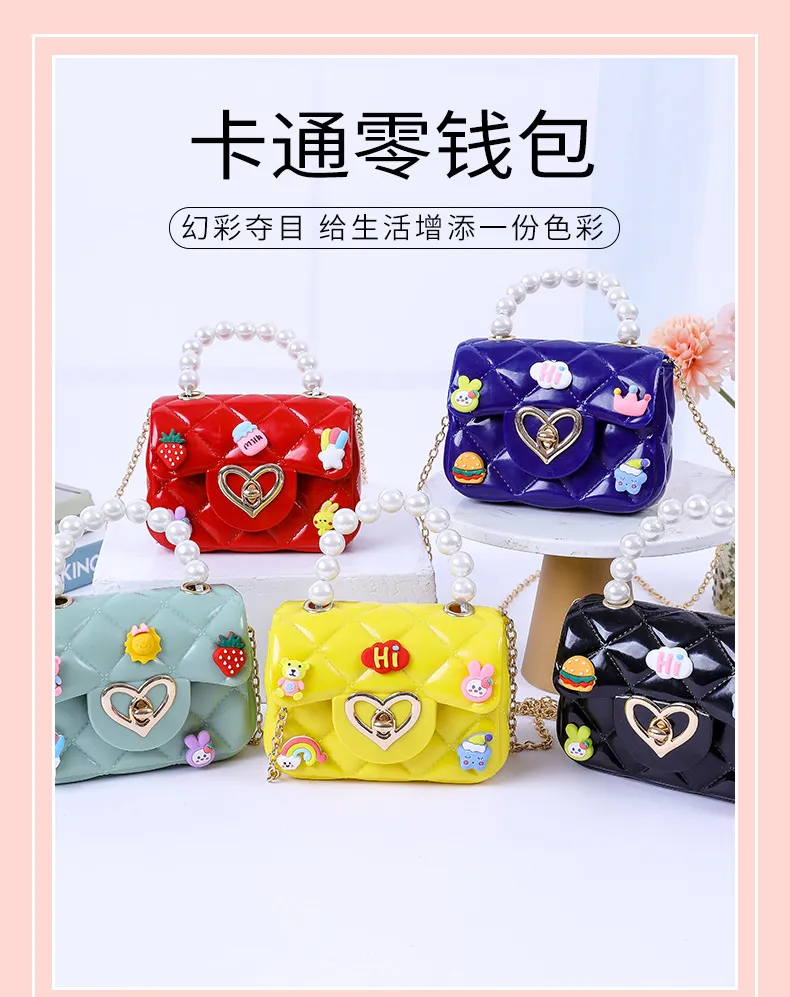 2024 New Handmade Pearl Jelly Handbag - Mini Crossbody Shoulder Bag for Women, Stylish Evening Clutch showcase 1