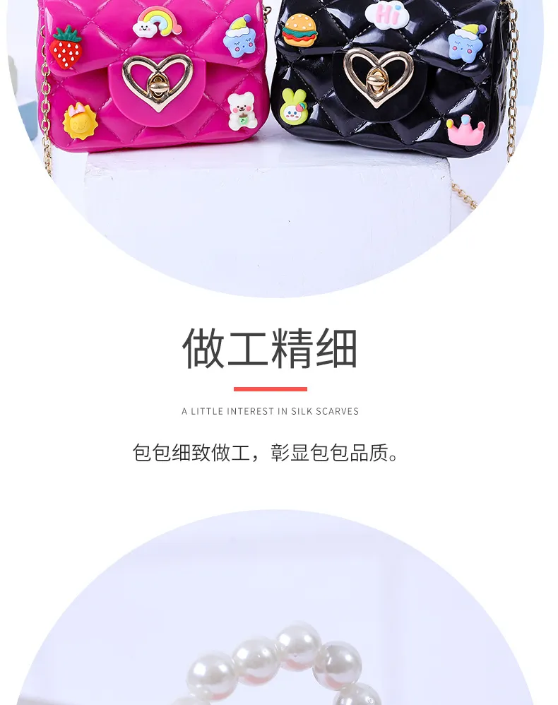 2024 New Handmade Pearl Jelly Handbag - Mini Crossbody Shoulder Bag for Women, Stylish Evening Clutch showcase 8