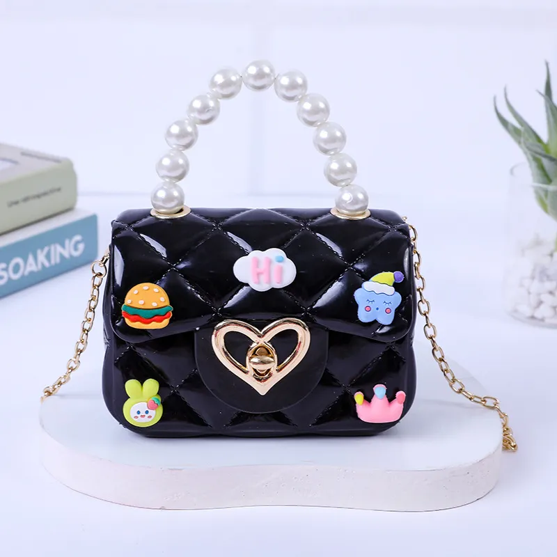 2024 New Handmade Pearl Jelly Handbag - Mini Crossbody Shoulder Bag for Women, Stylish Evening Clutch thumbnail 8
