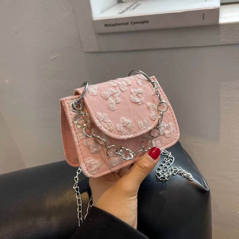2023 Fashion Mini Chain Shoulder Crossbody Bag for Women - Portable Small Square Handbag, Trendy Summer Style thumbnail 2