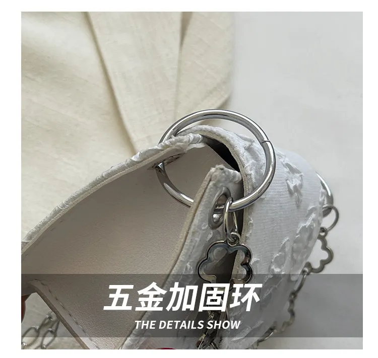 2023 Fashion Mini Chain Shoulder Crossbody Bag for Women - Portable Small Square Handbag, Trendy Summer Style showcase 5