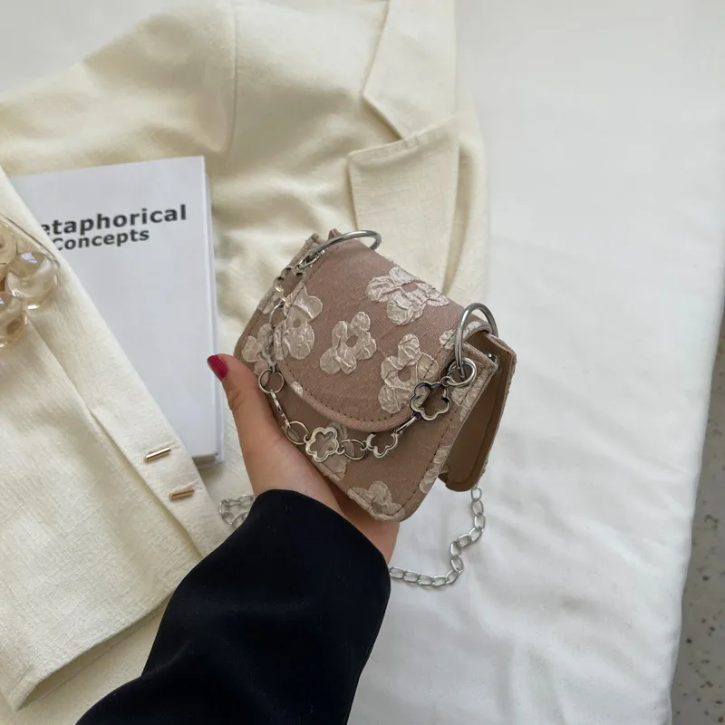 2023 Fashion Mini Chain Shoulder Crossbody Bag for Women - Portable Small Square Handbag, Trendy Summer Style thumbnail 10
