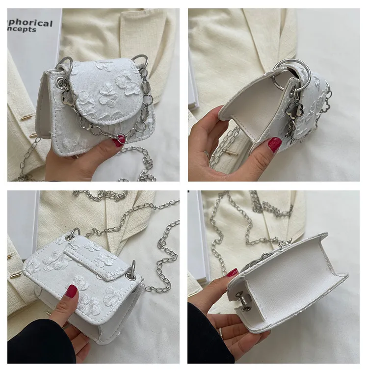 2023 Fashion Mini Chain Shoulder Crossbody Bag for Women - Portable Small Square Handbag, Trendy Summer Style showcase 9