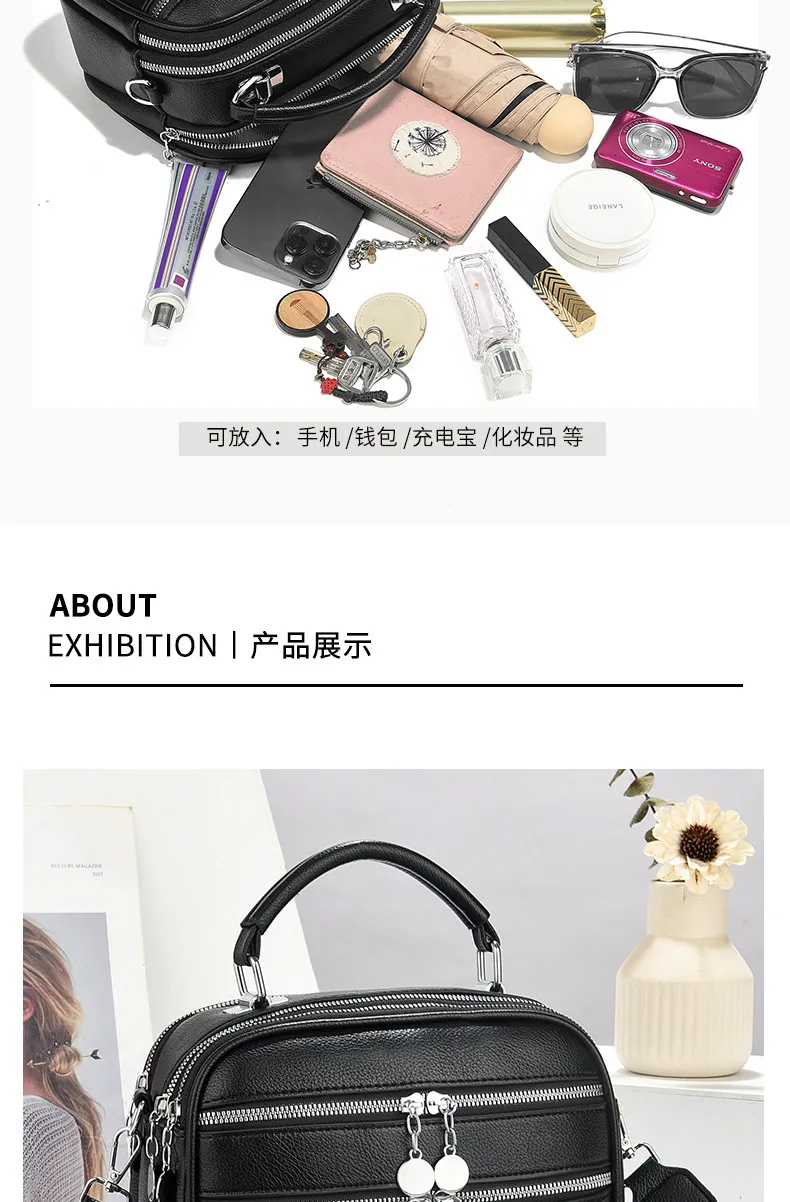 Elegant Korean Style Autumn Winter Handbag for Women - Fashionable Small Shoulder Crossbody Bag for Mothers showcase 15