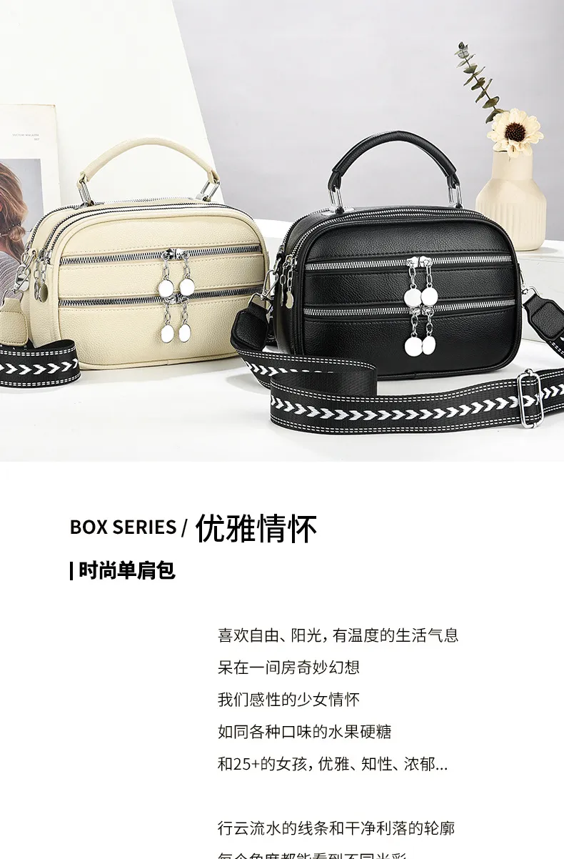 Elegant Korean Style Autumn Winter Handbag for Women - Fashionable Small Shoulder Crossbody Bag for Mothers showcase 1