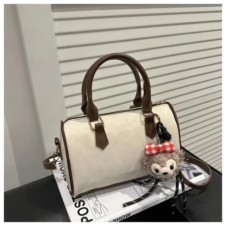 Women's Trendy Textured Small Crossbody Bag - Fashionable Casual Portable Pillow Bag for 2025 thumbnail 1