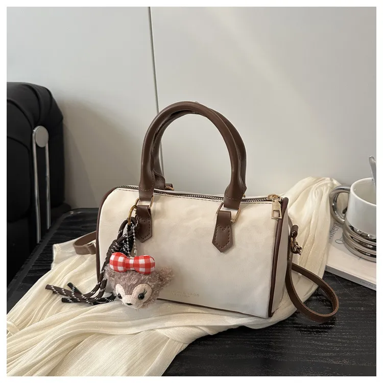 Women's Trendy Textured Small Crossbody Bag - Fashionable Casual Portable Pillow Bag for 2025 thumbnail 8