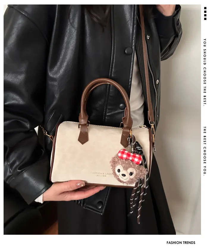 Women's Trendy Textured Small Crossbody Bag - Fashionable Casual Portable Pillow Bag for 2025 showcase 1